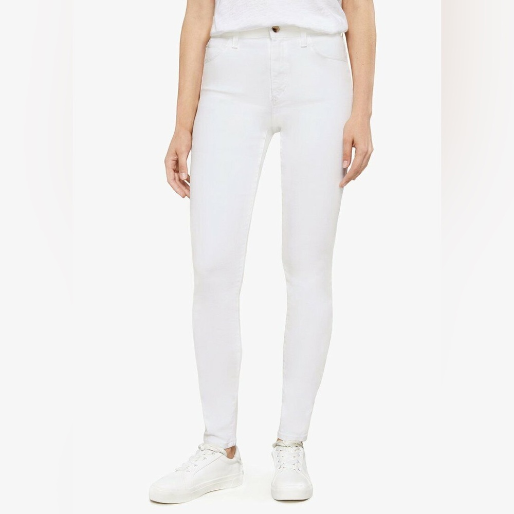 JOE’S The Charlie High Rise Skinny Jeans, White, Size 34 New w/Tag